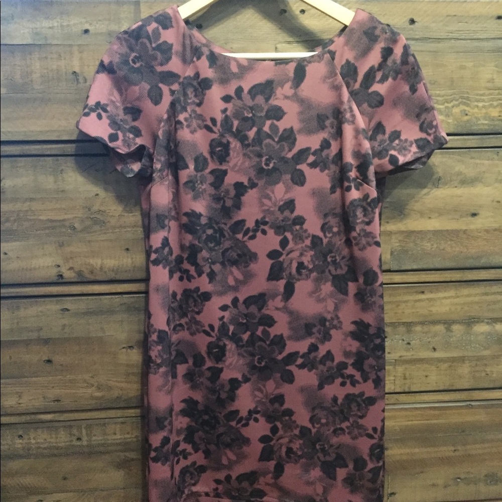 Necessary Objects BodyCon Purple Floral Dress